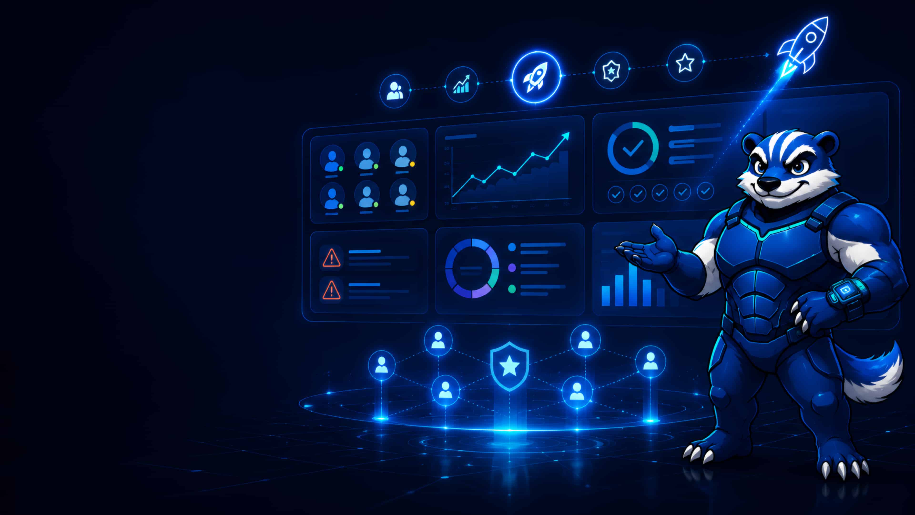 Panel de Goalbadger para una cohorte de aceleradora